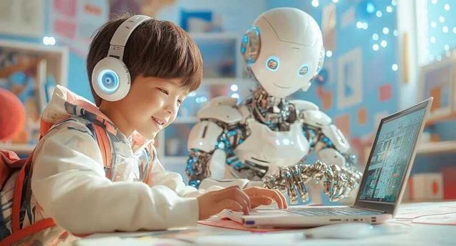 Đừng tụt lại phía sau trong kỷ nguyên công nghệ bằng cách cấm con tiếp cận AI - Ảnh 1.