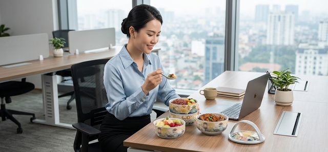 Cầm gần 2 triệu đi mua... hộp cơm văn phòng: Sự xa xỉ phù phiếm hay khoản đầu tư 