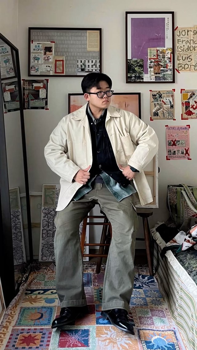 Chore Jacket: Từ đồ bảo hộ lao động đến chiếc áo khoác hoàn hảo cho đàn ông trong thời tiết ẩm ương - Ảnh 5.