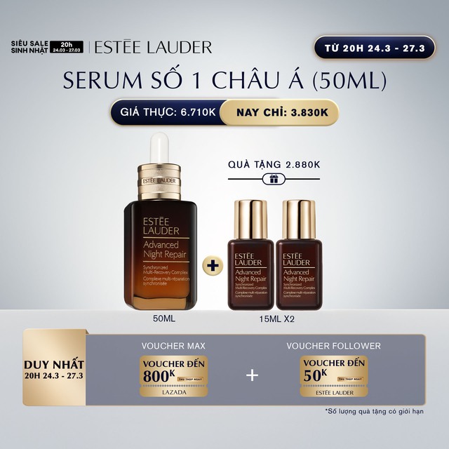 5 serum “đình đám” được khen dùng một lần là mê: Tranh thủ sinh nhật Lazada hốt ngay deal hời, combo quà tặng trị giá đến 4,6 triệu! - Ảnh 1.