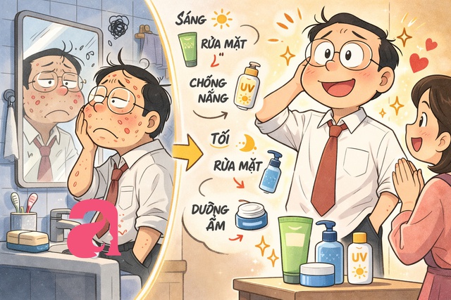 Chỉ khi ý thức được bản thân xấu và già, chồng tôi mới biết rửa mặt bằng nước lã là không đủ - Ảnh 2.