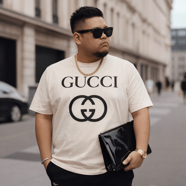 Mặc đồ với logo siêu to khổng lồ khiến đàn ông trông lăng nhăng hơn? - Ảnh 1.