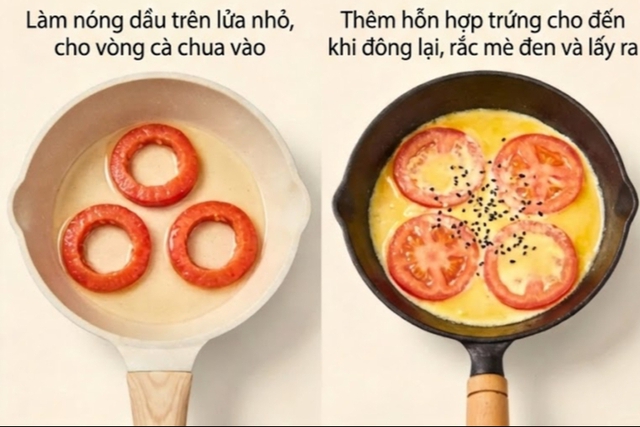 Giảm c&acirc;n hiệu quả với b&aacute;nh trứng c&agrave; chua 10 calo ngon miệng v&agrave; hấp dẫn - Ảnh 6.