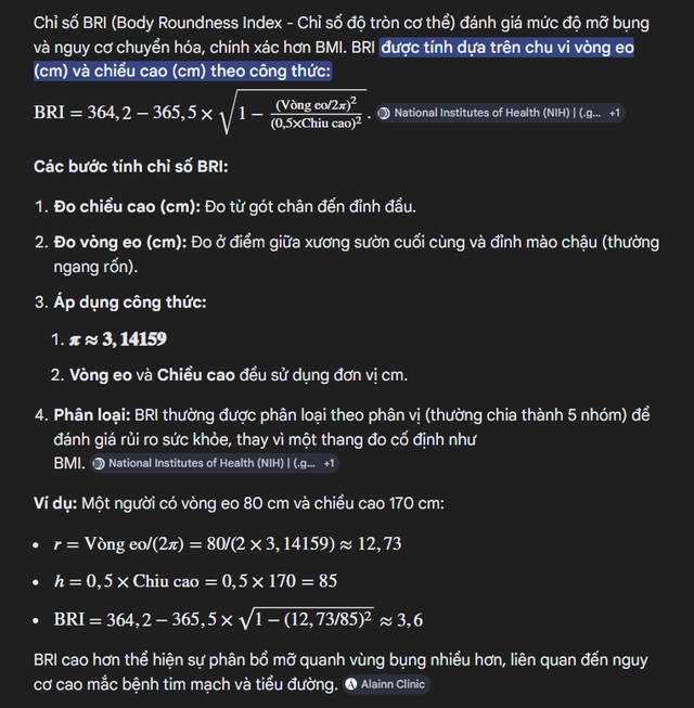 Kh&ocirc;ng phải BMI: Một chỉ số kh&aacute;c đang &acirc;m thầm quyết định bạn sống khỏe hay kh&ocirc;ng - nhiều người vẫn chưa từng nghe tới - Ảnh 3.