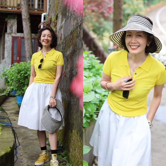 Quy tắc ngầm tủ đồ m&ugrave;a h&egrave; cho phụ nữ trung ni&ecirc;n: Sang trọng v&agrave; trẻ trung - Ảnh 5.