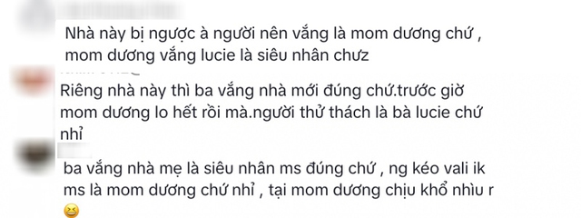 Mẹ Lucie Nguyễn vắng nh&agrave;, một m&igrave;nh &ldquo;mom Dương&rdquo; c&acirc;n hai b&aacute;nh b&egrave;o: &Aacute;i nữ trả treo cực gắt, khiến d&acirc;n t&igrave;nh đ&ograve;i 