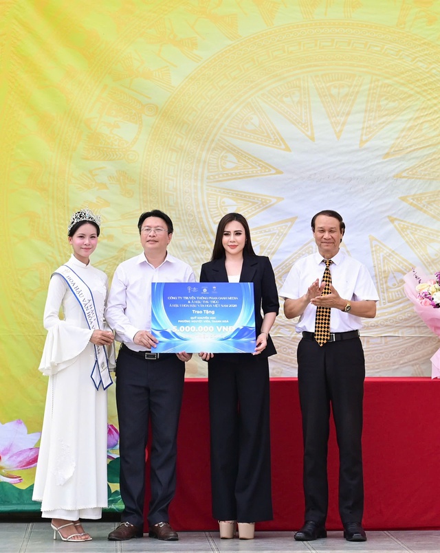 Á hậu Thu Trúc ghi điểm với hành động đẹp trước ngày lên đường thi Miss Eco International 2026 tại Ai Cập - Ảnh 9.