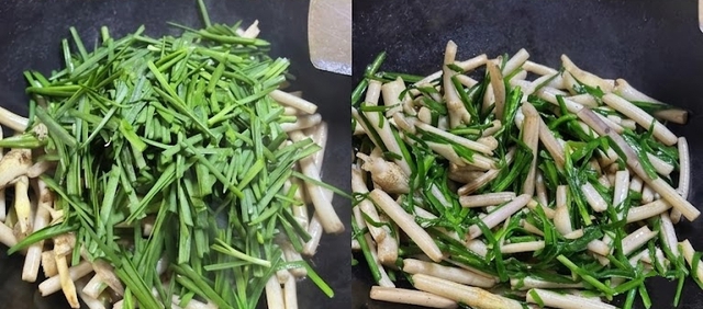 Đi chợ mua ng&oacute; sen x&agrave;o hẹ thơm ngon dễ l&agrave;m tốn cơm cho bữa ăn gia đ&igrave;nh - Ảnh 5.