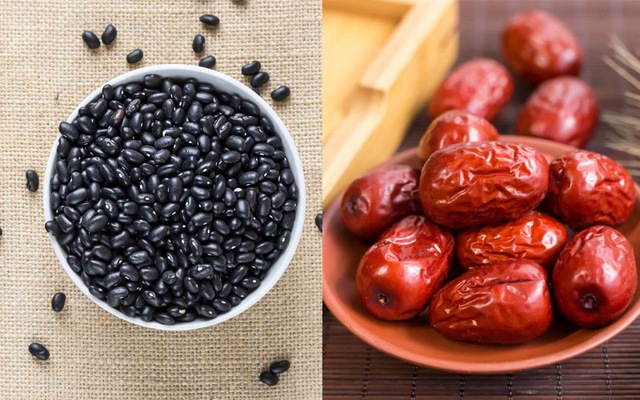 Đậu đen đem nấu cùng nhau để bổ gan và máu, giảm nhiệt bên trong, ngủ ngon và có làn da hồng hào - Ảnh 3.