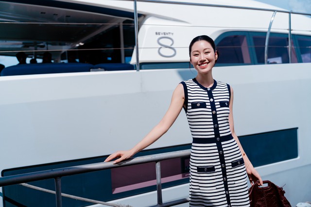 Lương Thùy Linh, Jun Vũ cùng nhau thả dáng, nhìn là thấy mùa hè rực rỡ rồi - Ảnh 4.