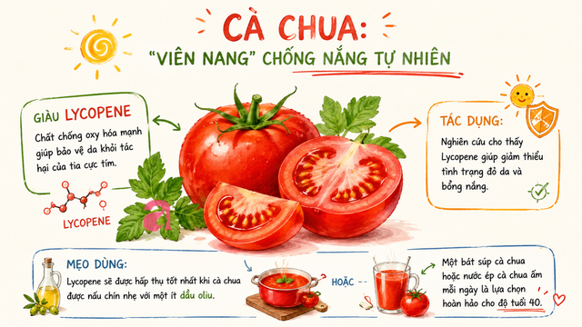 Phụ nữ U40 nên ăn 5 loại quả có tác dụng chống nắng tự nhiên trong mùa hè, ngăn tia UV, tăng sinh collagen để 60 tuổi chưa già - Ảnh 1.