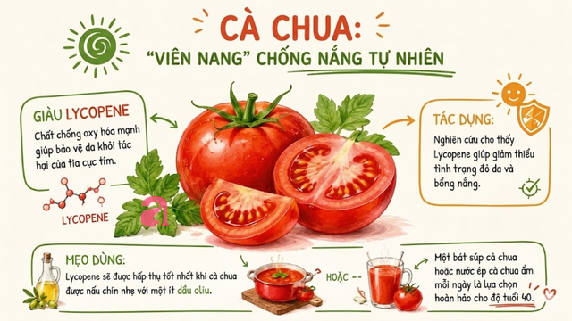 Phụ nữ U40 nên ăn 5 loại quả có tác dụng chống nắng tự nhiên trong mùa hè, ngăn tia UV, tăng sinh collagen để 60 tuổi chưa già - Ảnh 1.