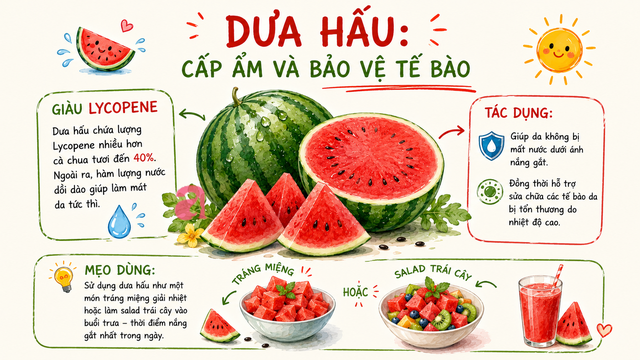 Phụ nữ U40 nên ăn 5 loại quả có tác dụng chống nắng tự nhiên trong mùa hè, ngăn tia UV, tăng sinh collagen để 60 tuổi chưa già - Ảnh 3.