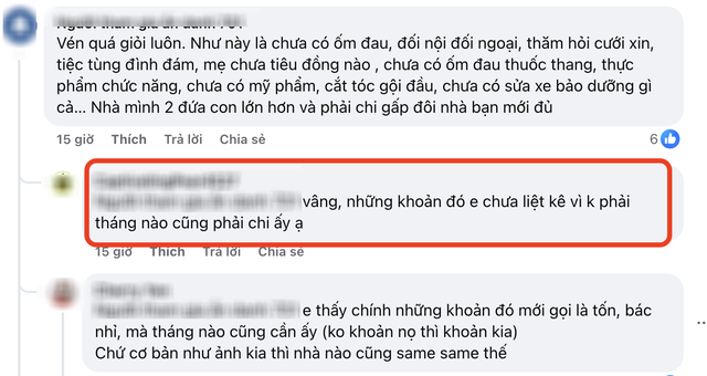 Gia đ&igrave;nh 4 người ở Long Bi&ecirc;n chi ti&ecirc;u ng&oacute;t ngh&eacute;t 30 triệu/th&aacute;ng: Đ&oacute; mới chỉ l&agrave; chi ph&iacute; cơ bản, c&aacute;c khoản lặt vặt lại tr&iacute;ch tiết kiệm ra - Ảnh 3.
