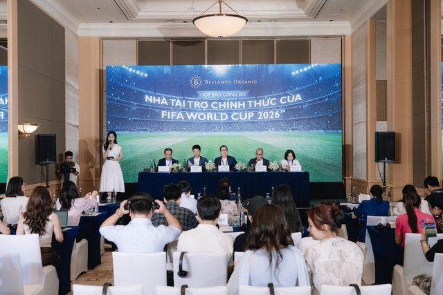 Bellamy's Organic trở thành nhà tài trợ chính thức của FIFA World Cup 2026 tại Việt Nam - Ảnh 1.