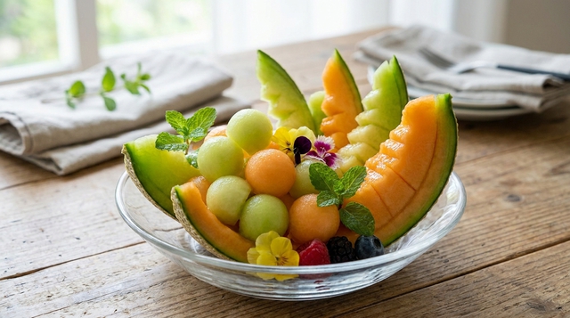 Ngọt mát, dễ ăn và ít calo, dưa lưới còn được đánh giá là loại trái cây hàng đầu giúp cơ thể bù nước trong những ngày nắng nóng - Ảnh 4.