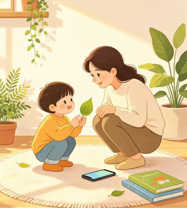 Đặt điện thoại xuống và ngồi ngang tầm với con: Muốn dạy con tốt, hãy để con thấy bạn nghiêm túc lắng nghe chúng! - Ảnh 2.