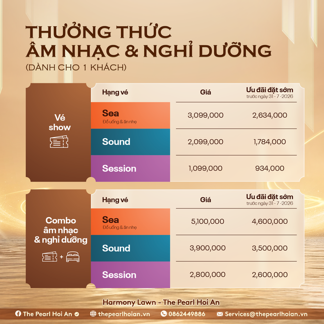 The Pearl Hoi An tiếp tục định vị chuỗi âm nhạc bên biển “Sea Sound Session” với trải nghiệm nghệ thuật mới - Ảnh 5.