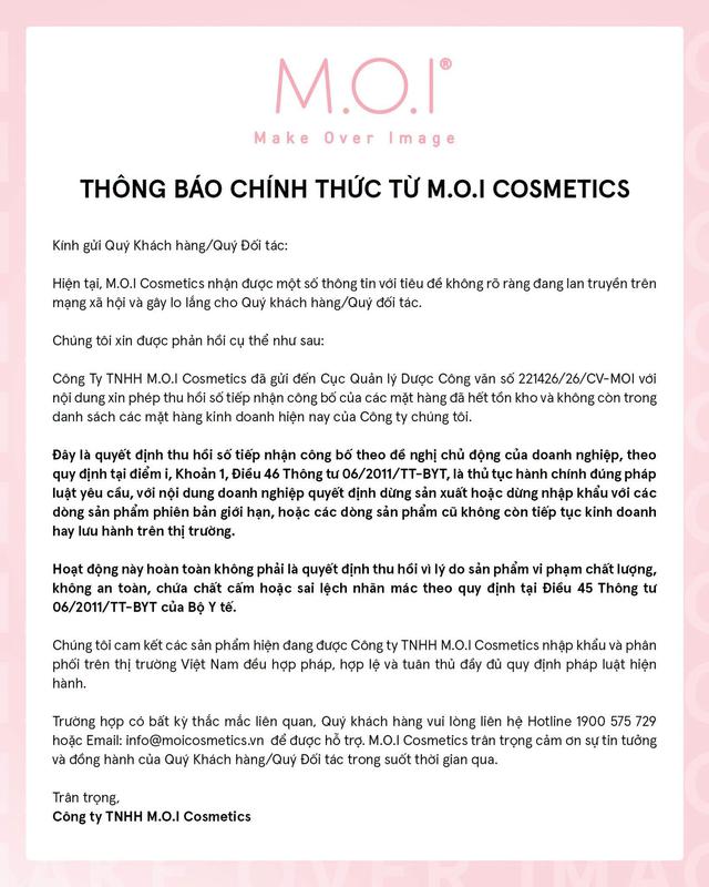 Thương hiệu mỹ phẩm của Hồ Ngọc Hà phát thông báo khẩn sau thông tin gây xôn xao - Ảnh 1.