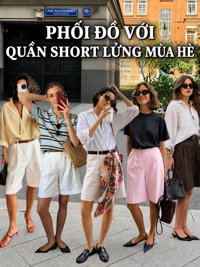 Quần short lửng v&agrave; c&ocirc;ng thức phối đồ chuẩn 