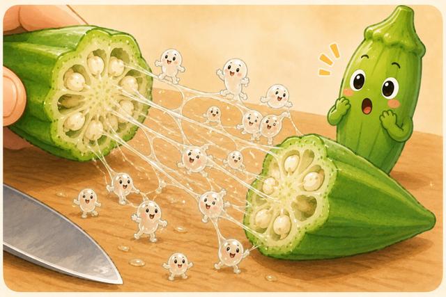 Cắt quả đậu bắp thấy nhớt đừng vội bỏ: Thứ tưởng chỉ g&acirc;y 
