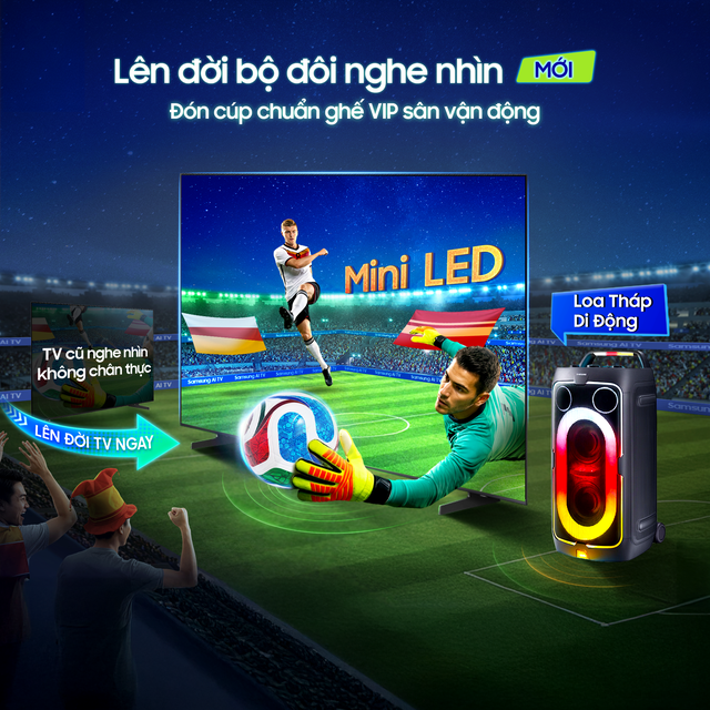 Đổi m&agrave;u loa th&aacute;p theo sắc cờ, cổ vũ b&oacute;ng đ&aacute; đ&uacute;ng chuẩn fan cứng - Ảnh 3.