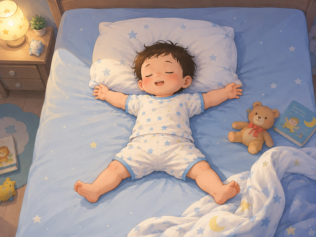 Tư thế ngủ của trẻ thể hiện