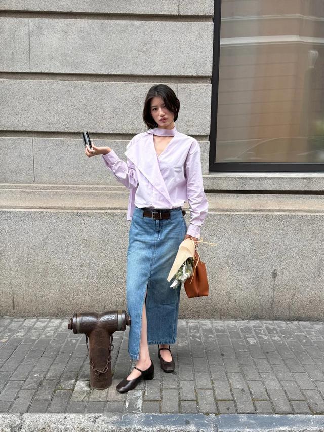 M&ugrave;a thu n&agrave;y thử mặc t&iacute;m nhạt: Gam m&agrave;u mang vibe tiểu thư nhẹ nh&agrave;ng nhưng vẫn đầy kh&iacute; chất - Ảnh 7.