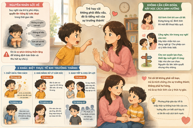 Trẻ “hay cãi” và “không cãi” từ nhỏ: Càng lớn càng khác biệt rõ rệt, bố mẹ biết sớm ngày nào hay ngày đó - Ảnh 1.
