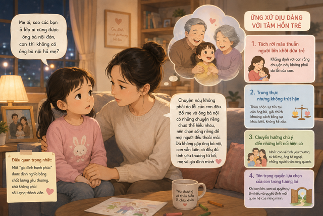 Làm sao để trả lời khi con hỏi: