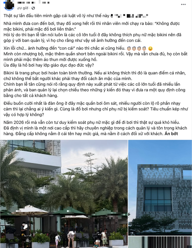 Quy định g&acirc;y tranh c&atilde;i tại kh&aacute;ch sạn H&agrave; Nội: Kh&ocirc;ng được mặc bikini ở hồ bơi - Ảnh 1.