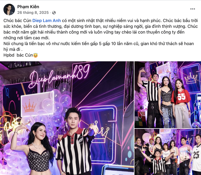 Cả triệu người xem tình trẻ kém 13 tuổi tặng quà sinh nhật cho Diệp Lâm Anh: Phụ nữ ở độ tuổi nào cũng xứng đáng được chiều chuộng - Ảnh 3.