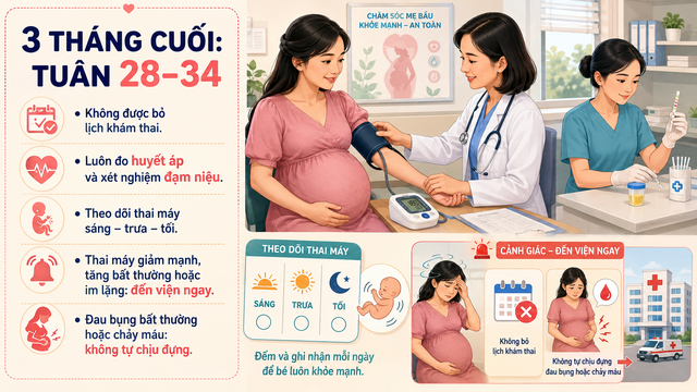 Bác sĩ sản khoa: Có 3