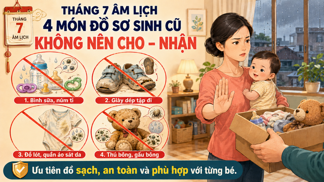 Mẹ hãy nhớ trong tháng 7 âm lịch: Quần áo cũ có thể cho, nhưng 4 món này mới đến mấy cũng đừng tặng, ai cho cũng chớ dại nhận! - Ảnh 1.