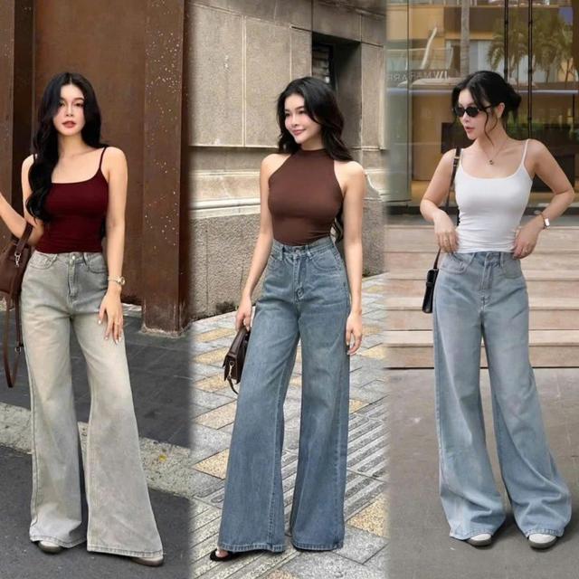 Quần jeans ống rộng là món đồ đáng đầu tư nhất mùa hè: Che chân, tôn dáng và phối gì cũng đẹp - Ảnh 14.