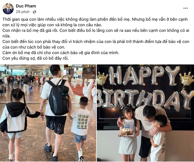 Đức Phạm lần đầu đăng ảnh Vũ Thúy Quỳnh bụng bầu, viết tâm thư về gia đình đúng ngày sinh nhật bạn gái - Ảnh 1.