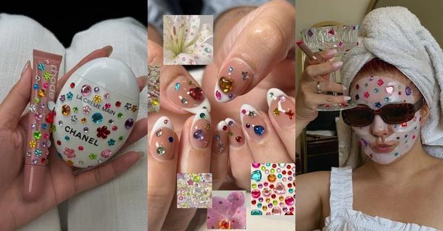 Trào lưu “đính đá cho mọi thứ” đang phủ sóng mạng xã hội: Từ ốp điện thoại đến mặt nạ cũng phải lấp lánh - Ảnh 1.
