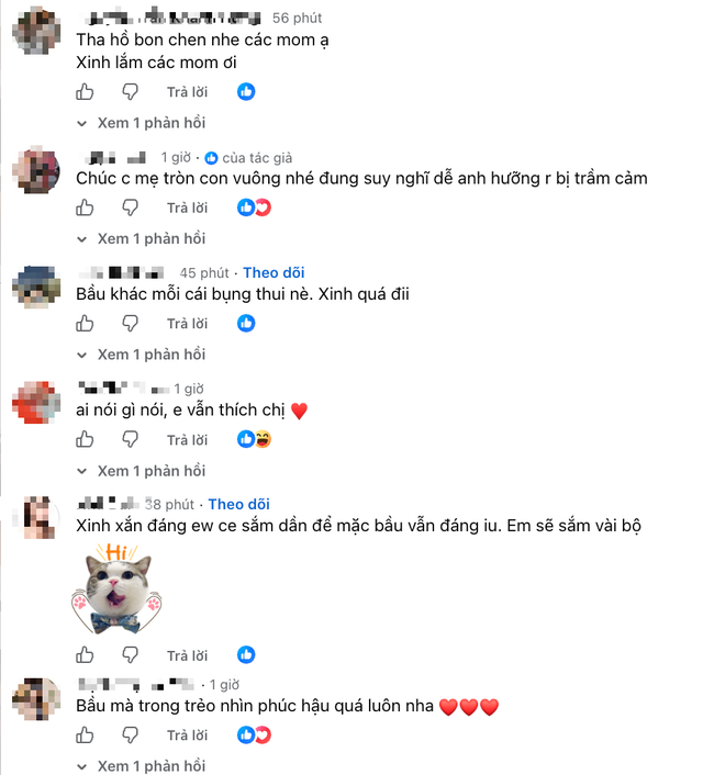 Vũ Th&uacute;y Quỳnh khoe bụng bầu trong v&aacute;y &ocirc;m s&aacute;t, netizen đồng loạt khen 