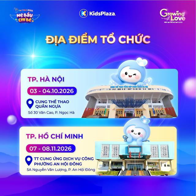 Festival Mẹ Bầu & Em Bé 2026 chính thức trở lại với hành trình “Growing With Love – Kiến tạo Thế hệ Hạnh Phúc” - Ảnh 8.