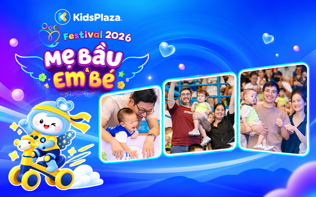 Toàn cảnh Festival Mẹ Bầu & Em Bé KidsPlaza 2026: Thời gian, địa điểm hai miền và cách tham gia - Ảnh 1.