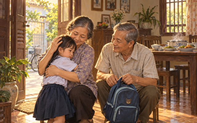 Trẻ sống gần ông bà nhận được những giá trị mà tiền bạc khó mua được - Ảnh 1.