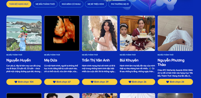 Chính thức mở cổng bình chọn WeFamily Awards 2026 từ ngày 23/9: Chung tay lan tỏa những câu chuyện gia đình truyền cảm hứng - Ảnh 2.