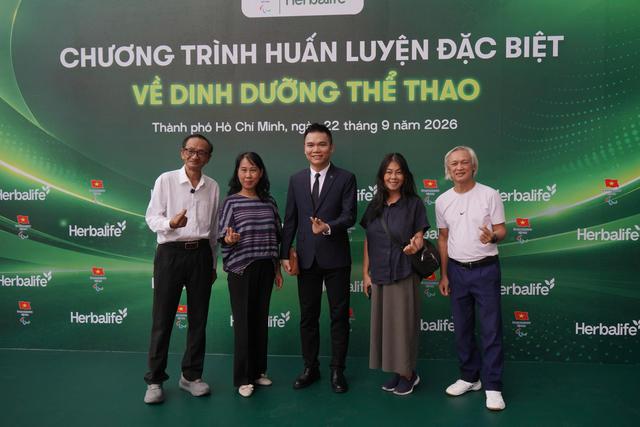 Herbalife Việt Nam phối hợp cùng Ủy Ban Paralympic Việt Nam tổ chức buổi đào tạo “Dinh dưỡng Thể thao trong Tập luyện, Thi đấu và Phục hồi” - Ảnh 1.