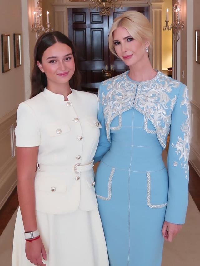 Ivanka Trump thời trang ấn tượng với thiết kế haute couture tại Nhà Trắng - Ảnh 4. Ivanka Trump thời trang ấn tượng với thiết kế haute couture tại Nhà Trắng - Ảnh 4.