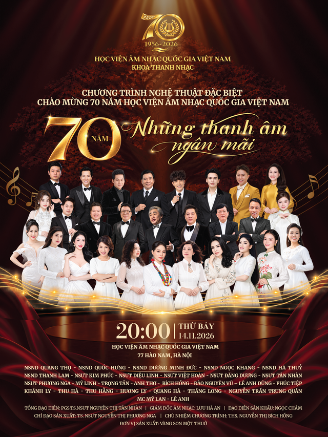 Thanh Lam, Mỹ Linh cùng dàn NSND trở về Học viện Âm nhạc Quốc gia, góp giọng trong hai đêm nhạc mừng 70 năm - Ảnh 7.