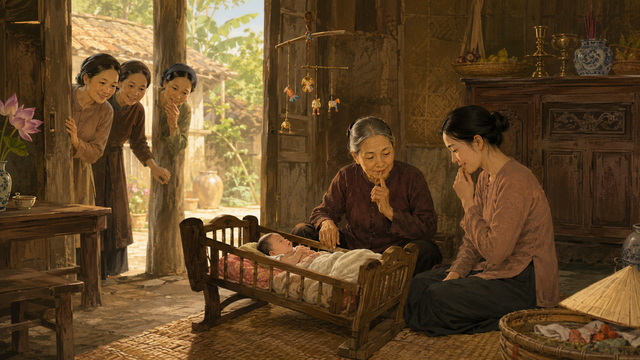 Vì sao người xưa dặn dò muốn khen trẻ con phải kèm theo từ