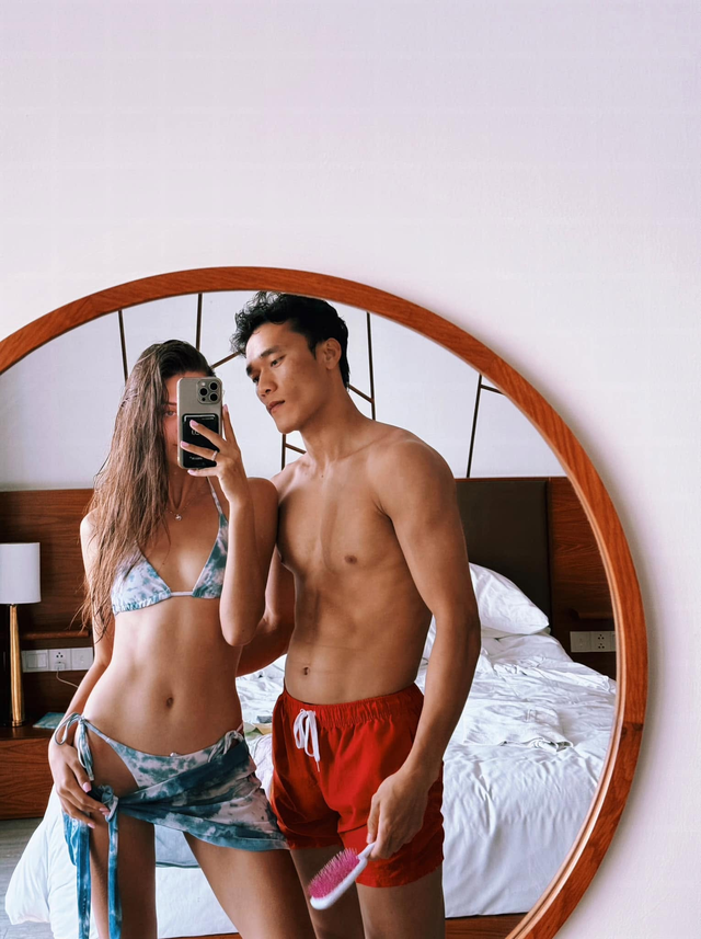Dianka Zakhidova v&agrave; B&ugrave;i Tiến Dũng: Cặp đ&ocirc;i v&agrave;ng chăm s&oacute;c sức khỏe c&ugrave;ng nhau - Ảnh 7.