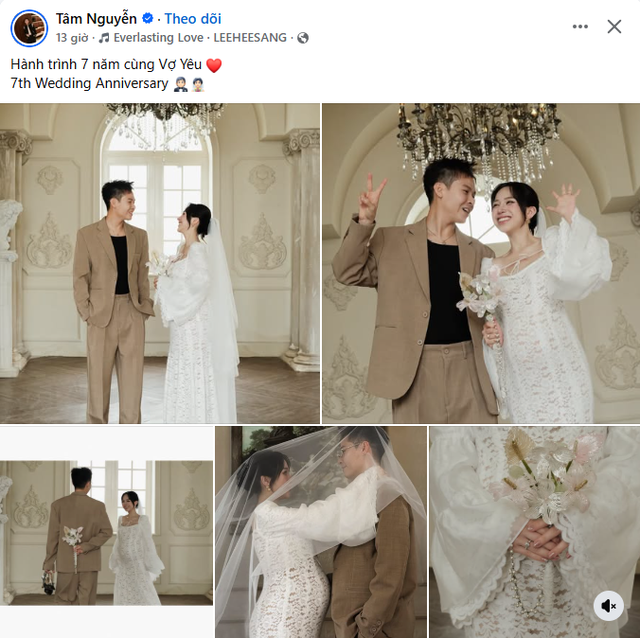 Kỷ niệm 7 năm ng&agrave;y cưới của T&acirc;m nguyễn v&agrave; Joyce Phạm với nhiều bất ngờ th&uacute; vị - Ảnh 1.