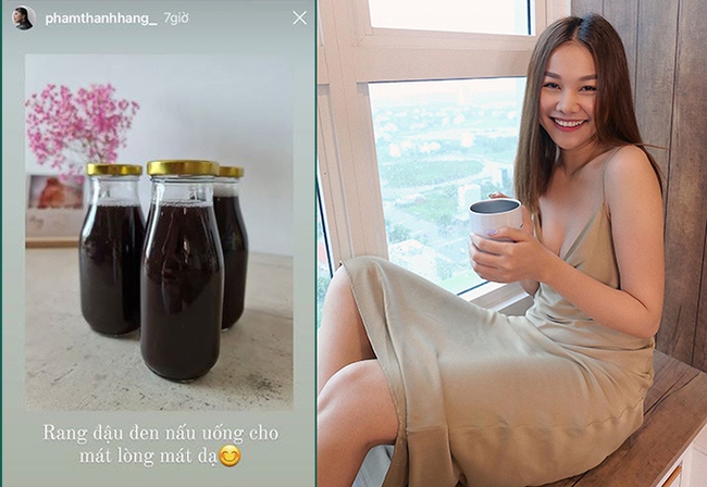 Học lỏm cách làm sinh tố, nước thanh lọc cơ thể của các chị đẹp trong showbiz Việt: Minh Tú sở hữu làn da căng mướt chỉ sau 3 ngày, Thanh Hằng và H'Hen Niê đều dùng chung loại nguyên liệu này - Ảnh 1.