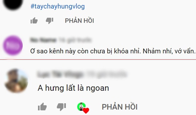 Dừng hoạt động được vài ngày, Hưng Vlog lại đăng clip ''cà khịa'' mẹ, dân mạng phẫn nộ vào bình luận kèm hastag #taychayhungvlog - Ảnh 5.